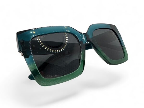 Jimmy Choo edna/s en color pefir ( verde degradado con lente gris ).